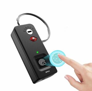 iWalk Lock Star - TSA Kofferslot - Reisslot - Smart Lock - Hangslot Met Vingerafdruk - Bagageslot - Zwart - Waterproof - Oplaadbaar